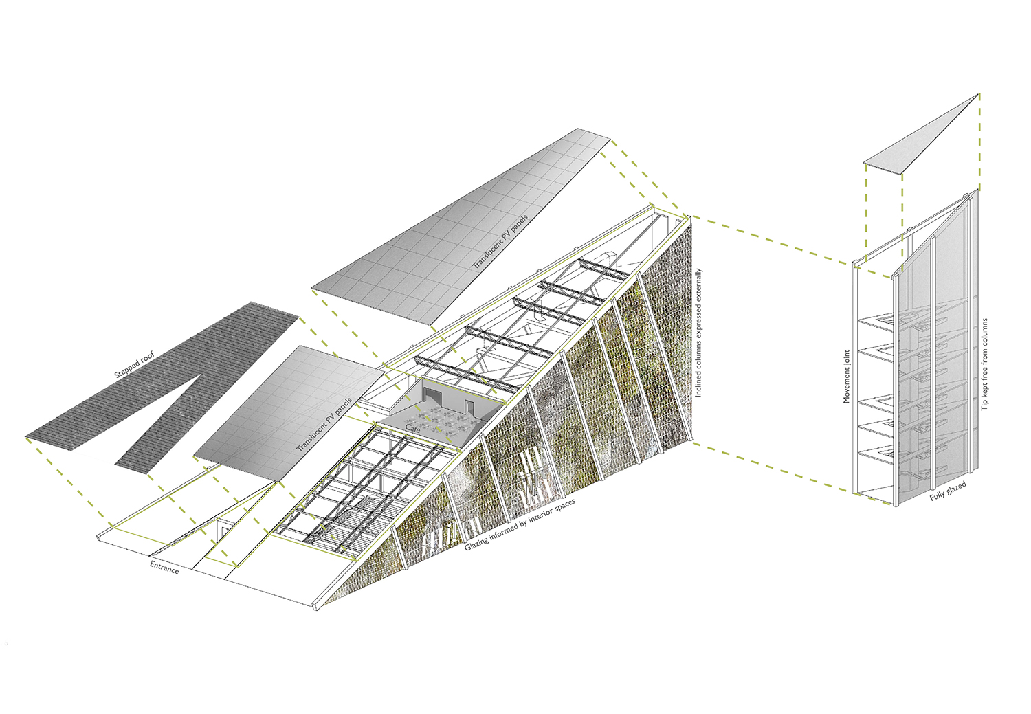 Drawing showing construction components