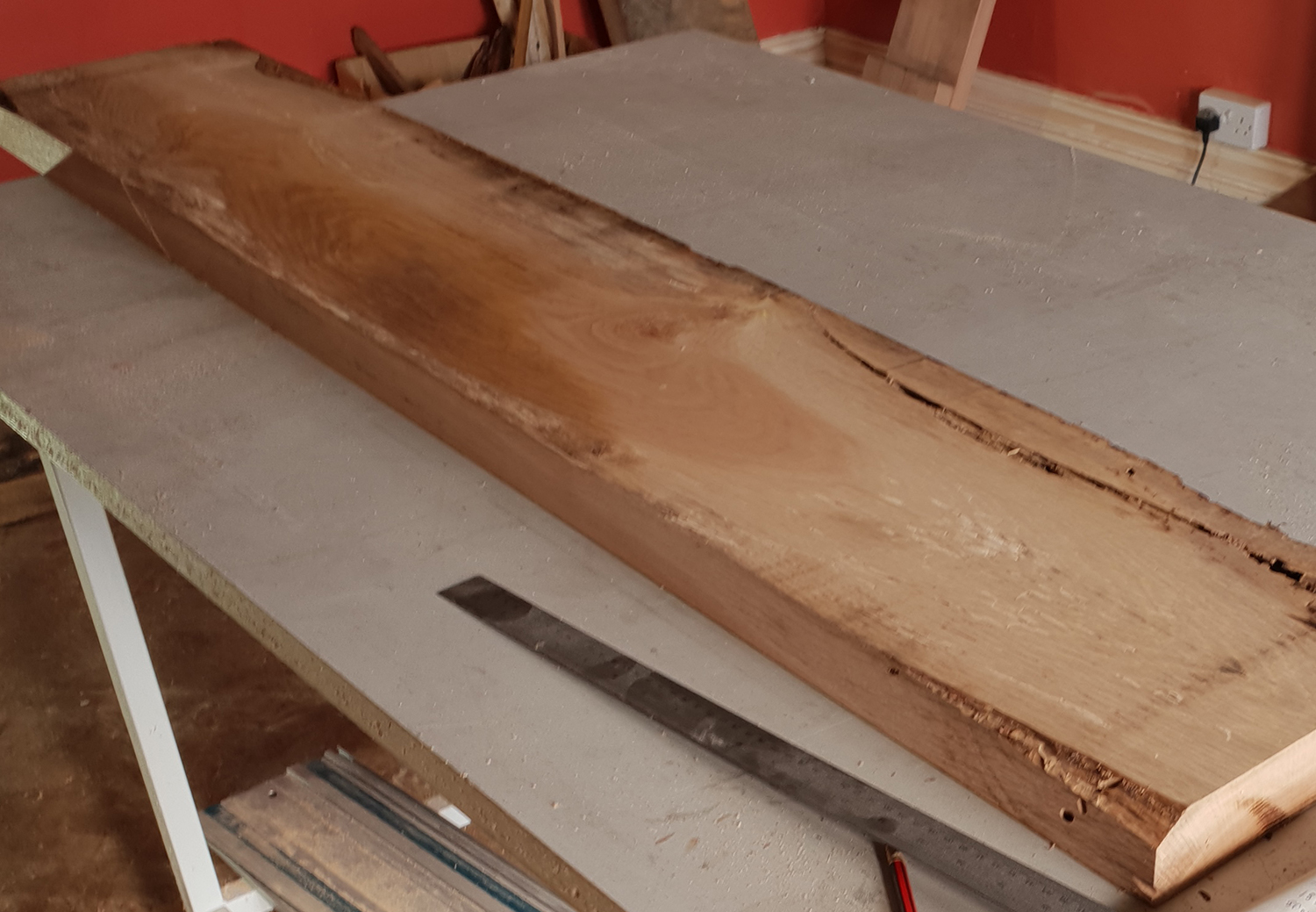 Planed log