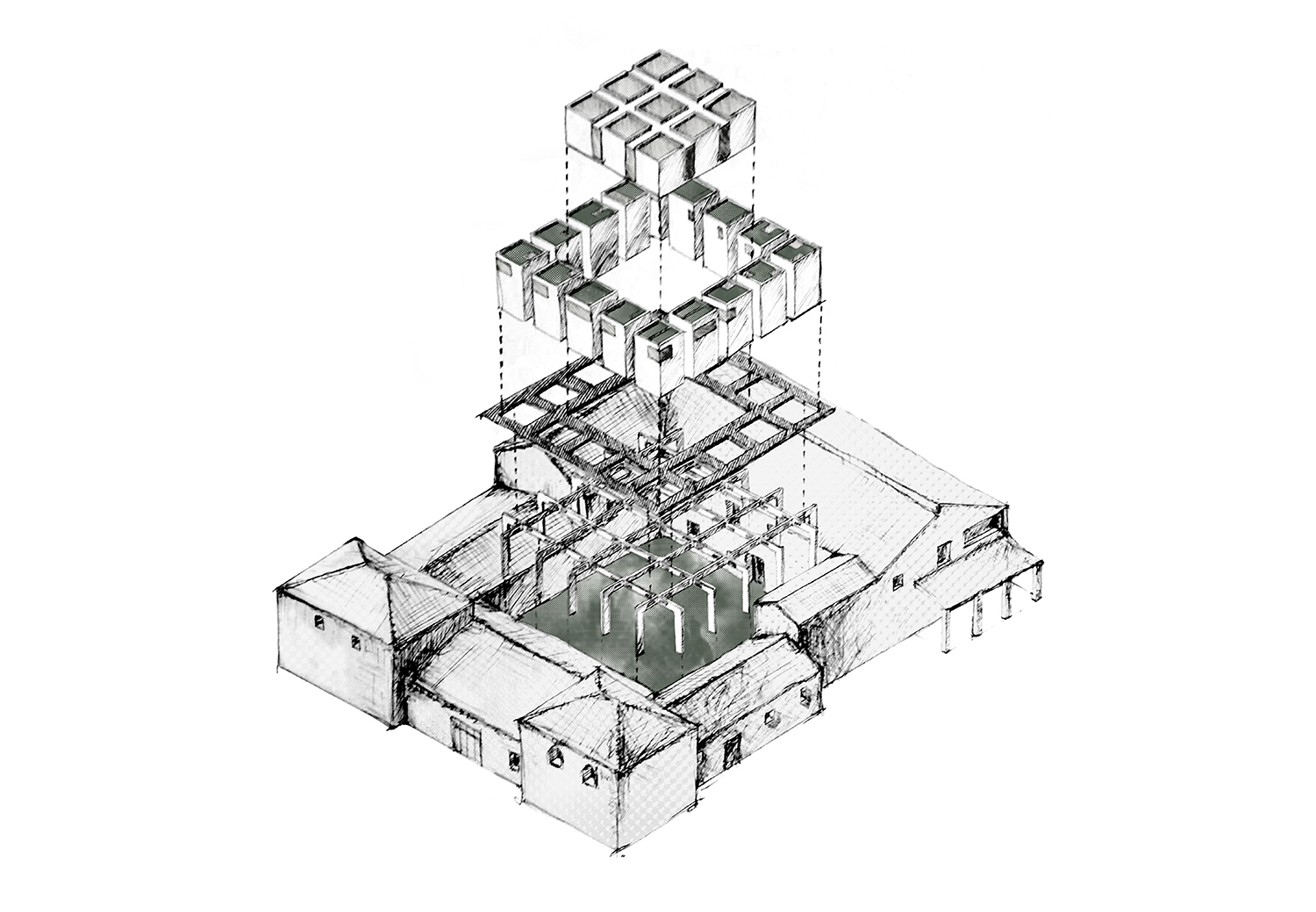 Exploded isometric