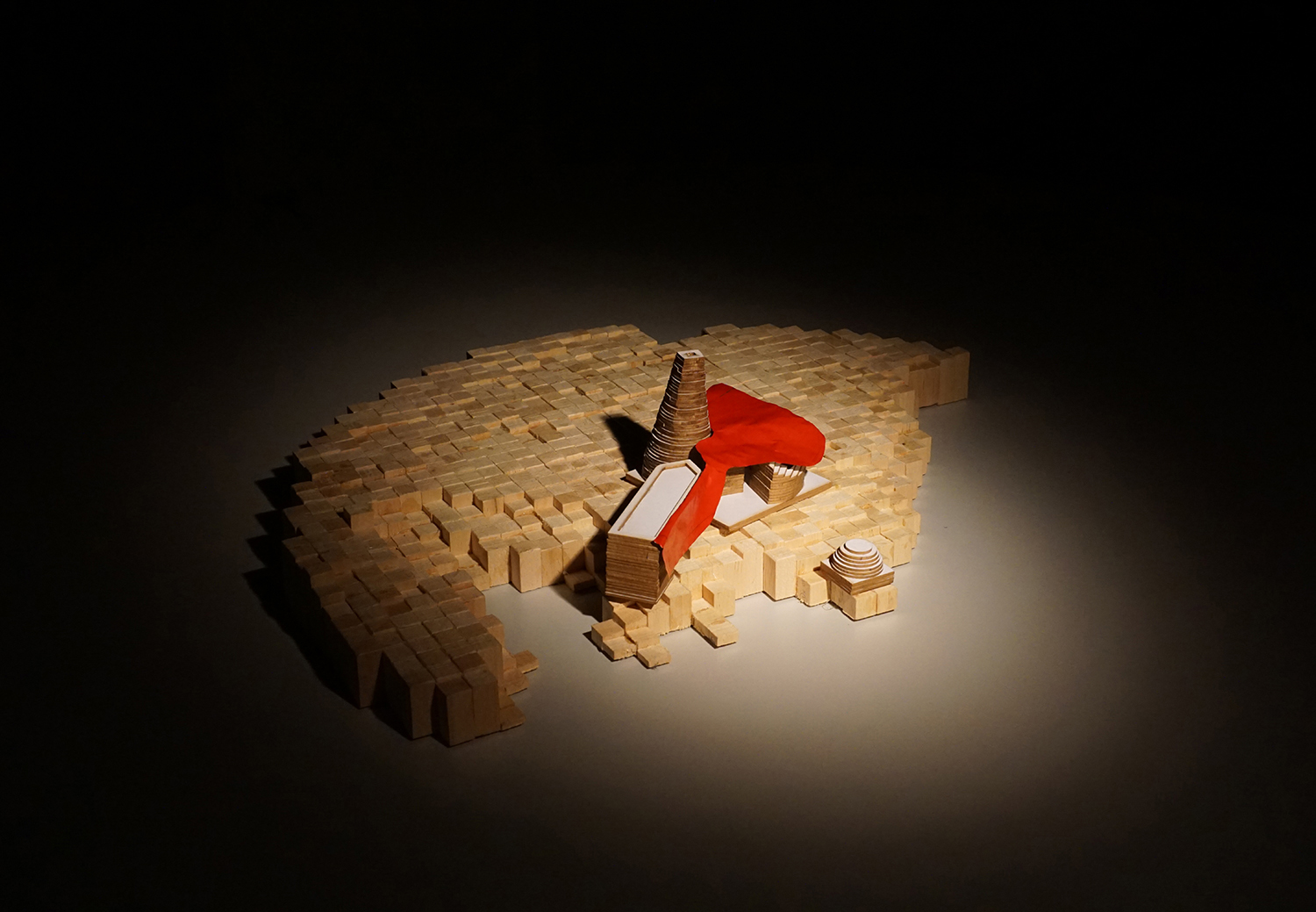 1:500 model in heliodon